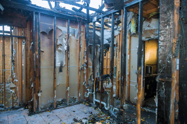 Professional Emergency Fire Cleanup technician working in Waverly, MN